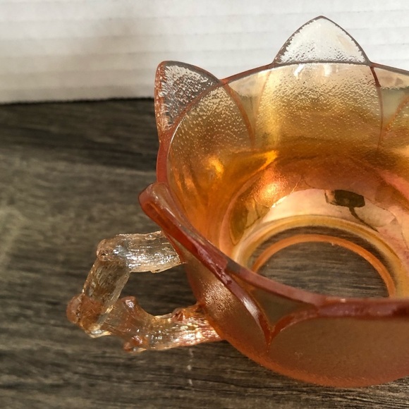 Antique Westmoreland Marigold Carnival Glass Mug - Picture 7 of 12